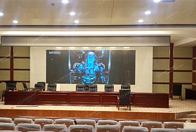 Внутренний светодиодный экран p2.5 в провинции Шаньдун, Китай

